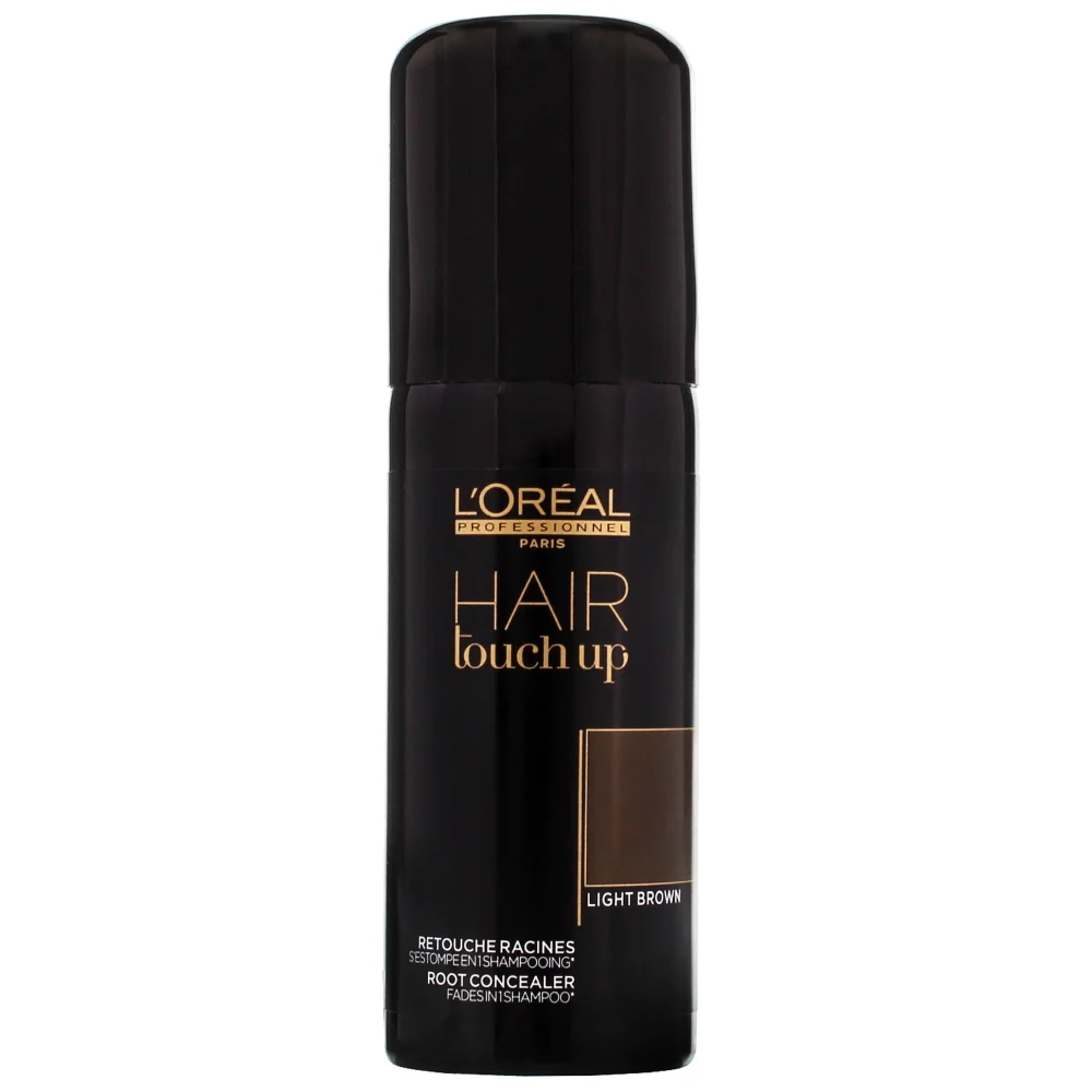 L'Oréal Professionnel Hair Touch Up Root Concealer Light Brown 75ml Image 1