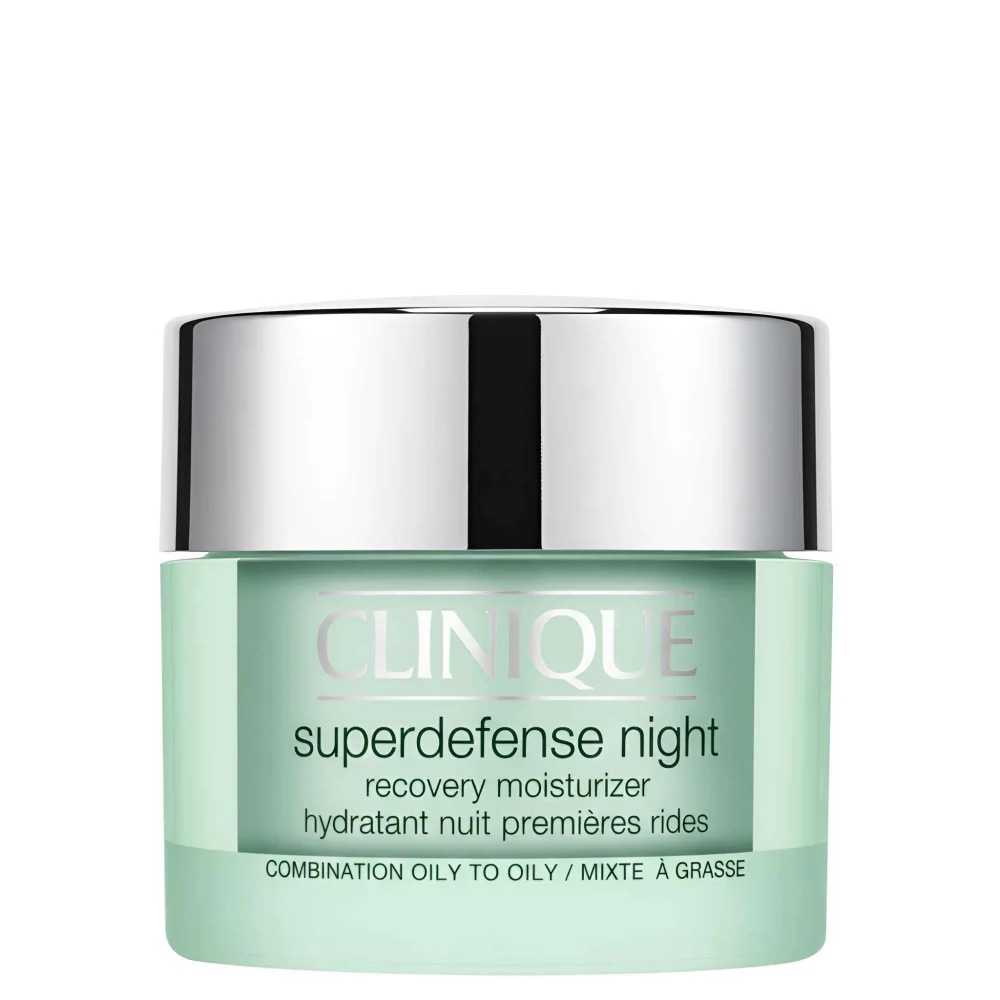 Clinique Superdefense Night Recovery Moisturizer for Combination Oily to Oily Skin 50ml / 1.7 fl.oz. Image 1