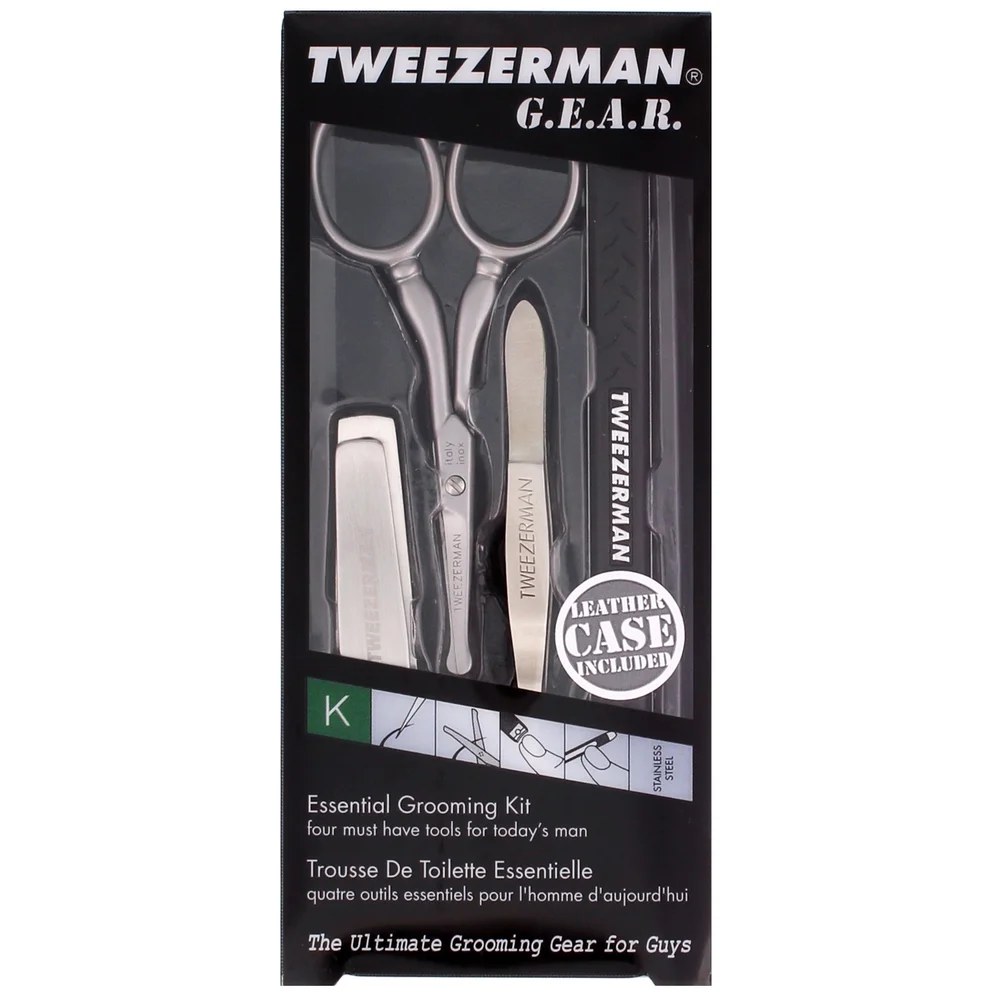Tweezerman Mens His Essential Grooming Kit Image 1