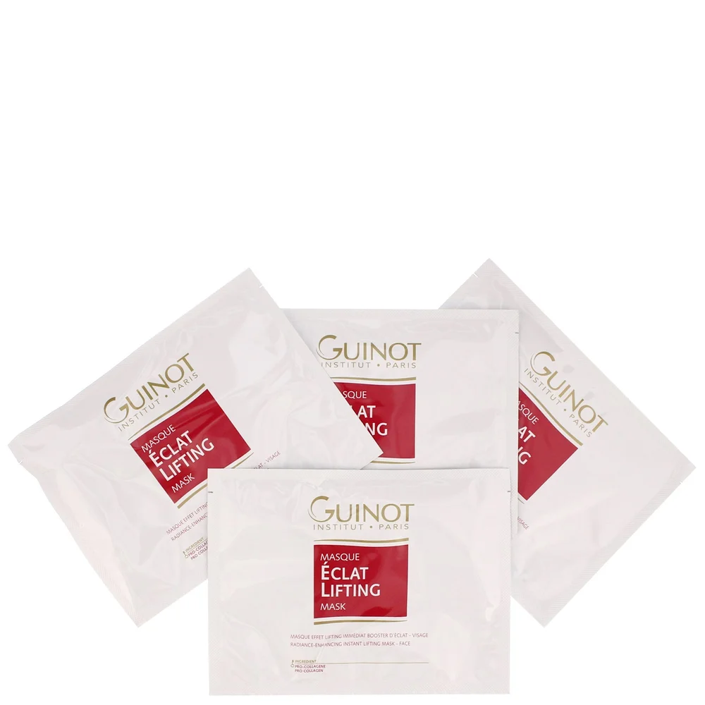 Guinot Firmness Masque Eclat Lifting Lift Firming Radiance Face Mask 4 Sachets 24ml Image 1