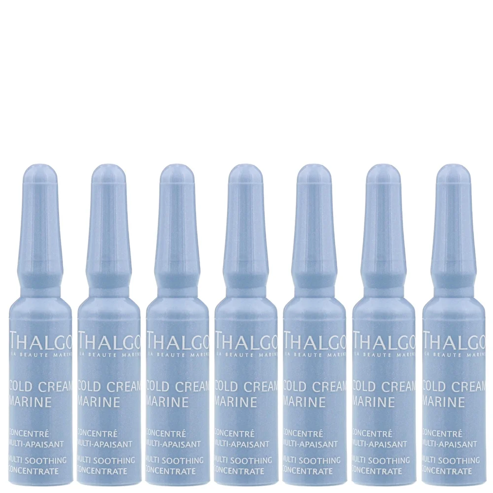 Thalgo Face Cold Cream Marine Multi Soothing Concentrate 7 x 1.2ml Image 1