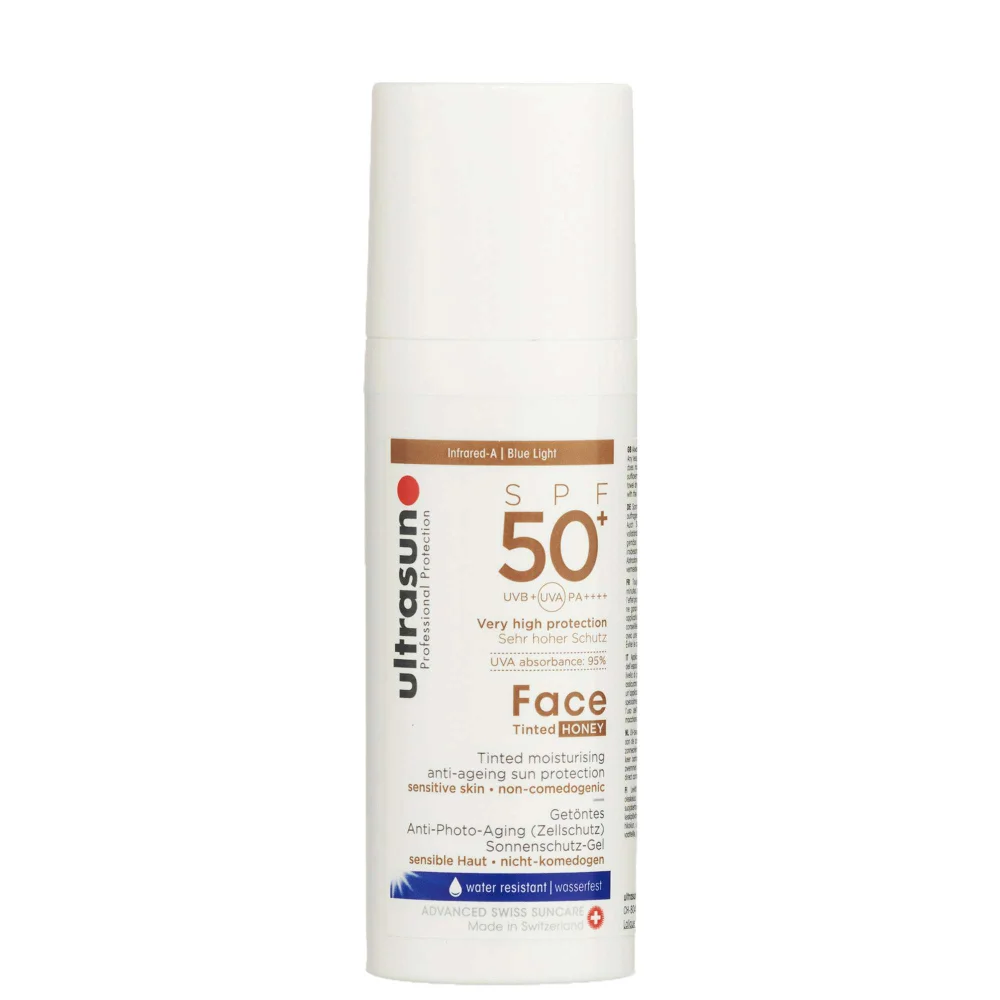 Ultrasun SPF50+ Tinted Face Sun Cream - Honey Image 1