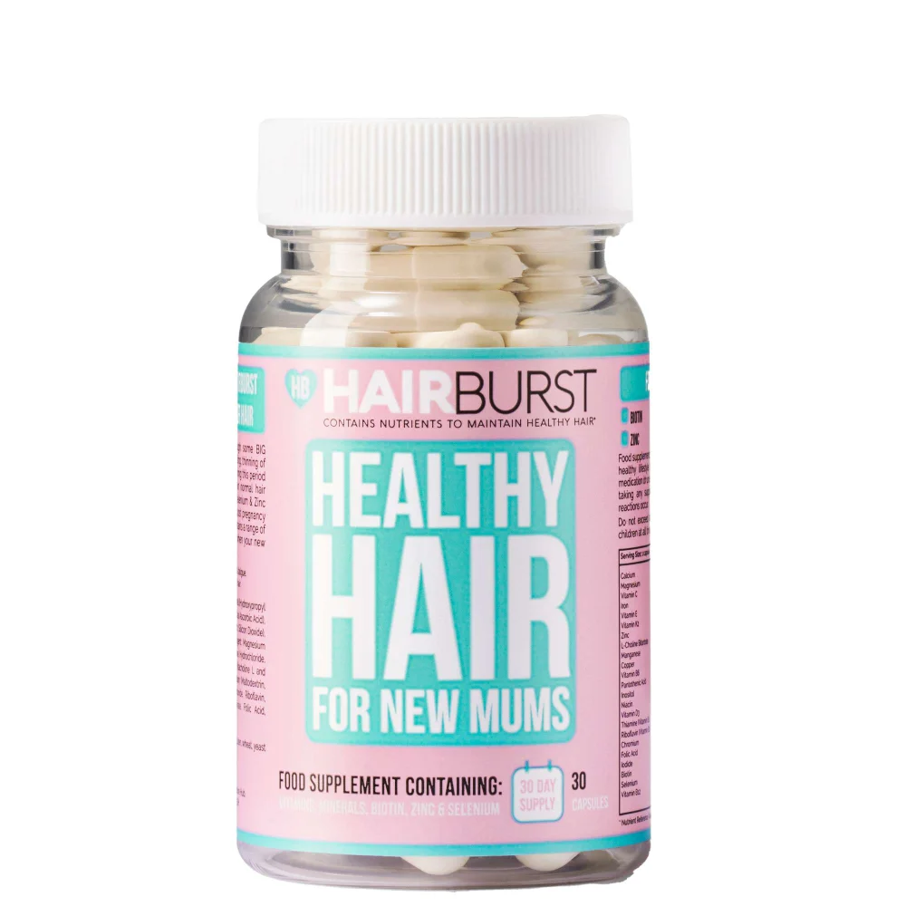 Hairburst Vitamins Healthy Hair For New Mums x 30 Capsules Image 1