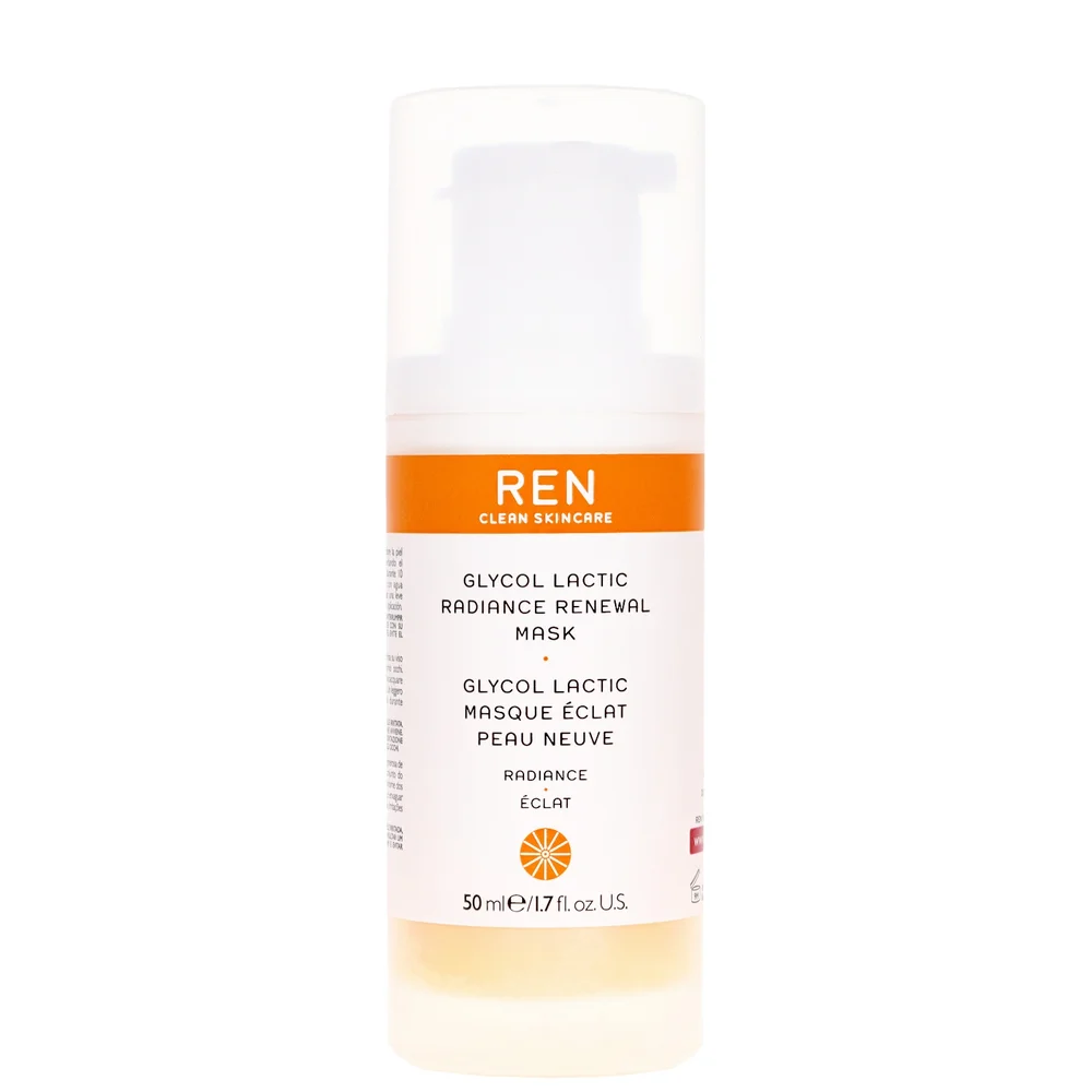 REN Clean Skincare Face Glycol Lactic Radiance Renewal Mask 50ml / 1.7 fl.oz. Image 1
