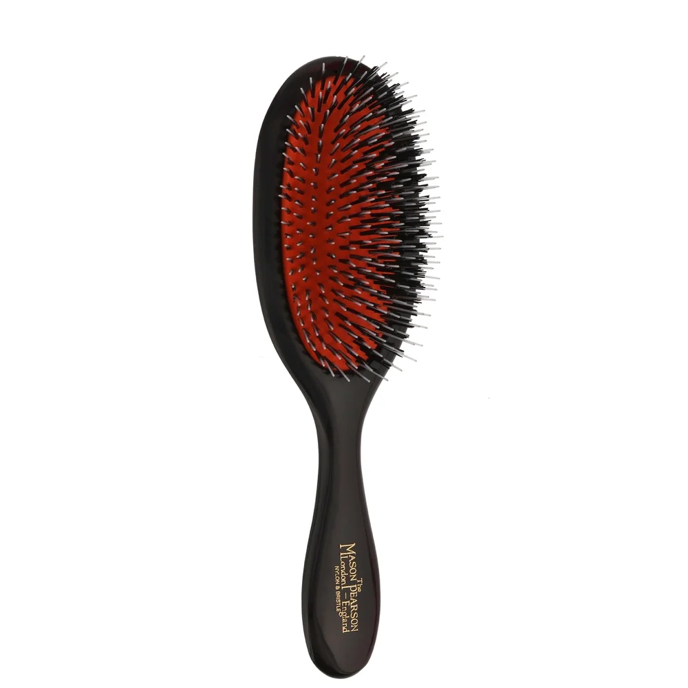 Mason Pearson Boar Bristle & Nylon Handy Brush Dark Ruby BN3 Image 1