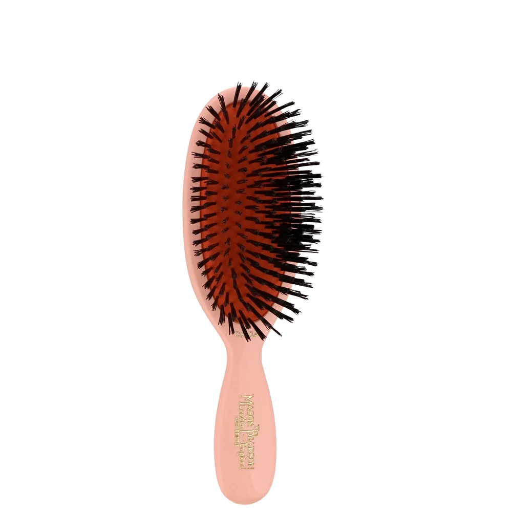 Mason Pearson Pure Boar Bristle Child's Brush Pink CB4 Image 1