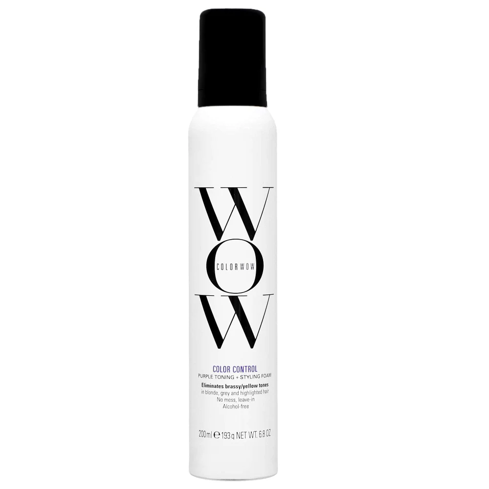 Color Wow Styling Color Control Purple Toning + Styling Foam 6.8fl.oz. / 200ml Image 1