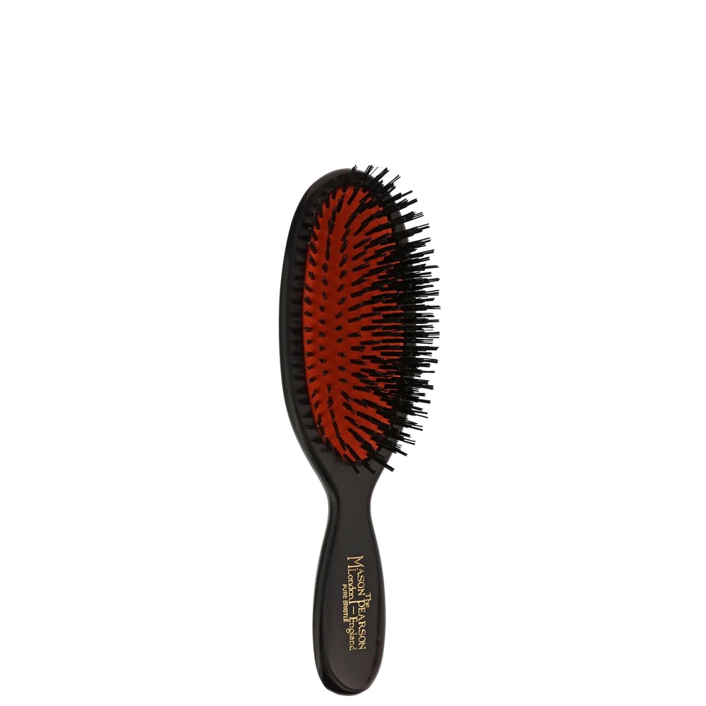 Mason Pearson Pure Boar Bristle Pocket Brush Dark Ruby B4 Image 1