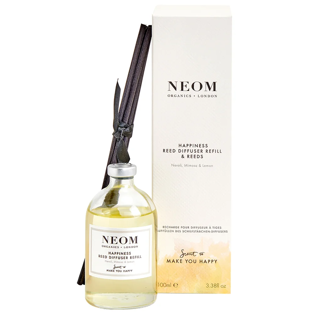 Neom Wellbeing London Scent To Make You Happy Happiness Reed Diffuser Refill 100ml Image 1