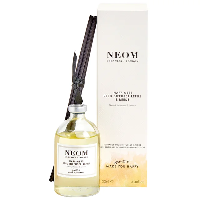 Neom Wellbeing London Scent To Make You Happy Happiness Reed Diffuser Refill 100ml