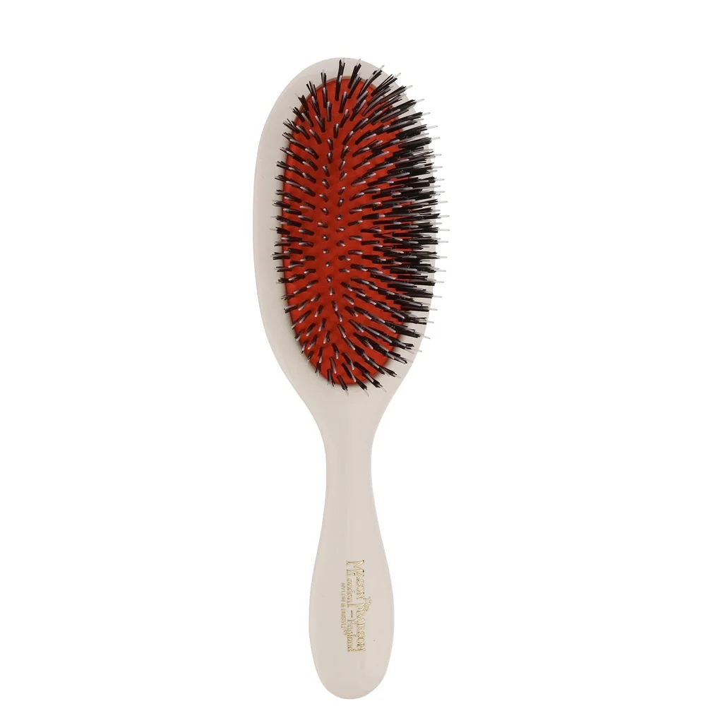 Mason Pearson Boar Bristle & Nylon Handy Brush Ivory BN3 Image 1