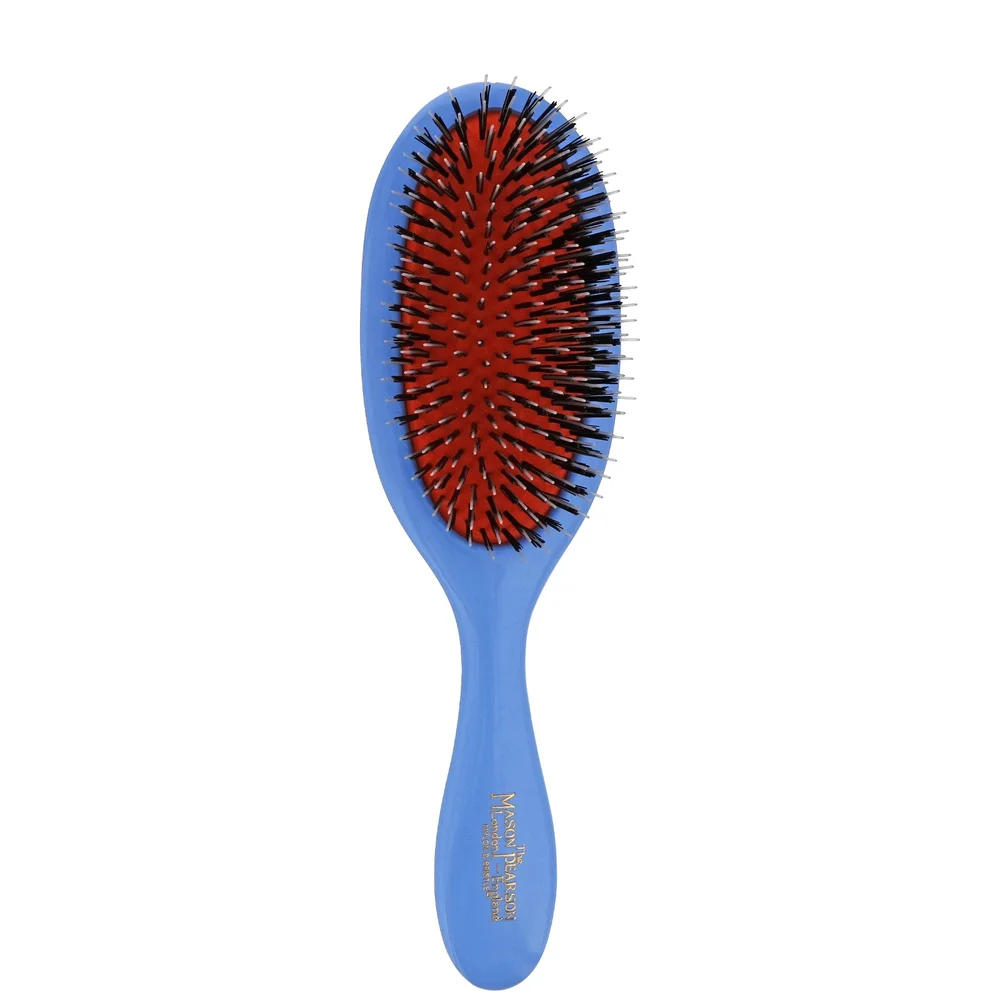 Mason Pearson Boar Bristle & Nylon Handy Brush Blue BN3 Image 1