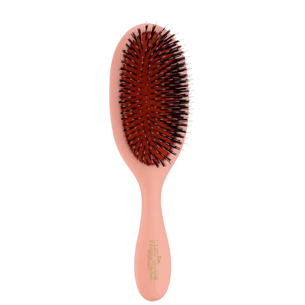 Mason Pearson Boar Bristle & Nylon Handy Brush Pink BN3 Image 1