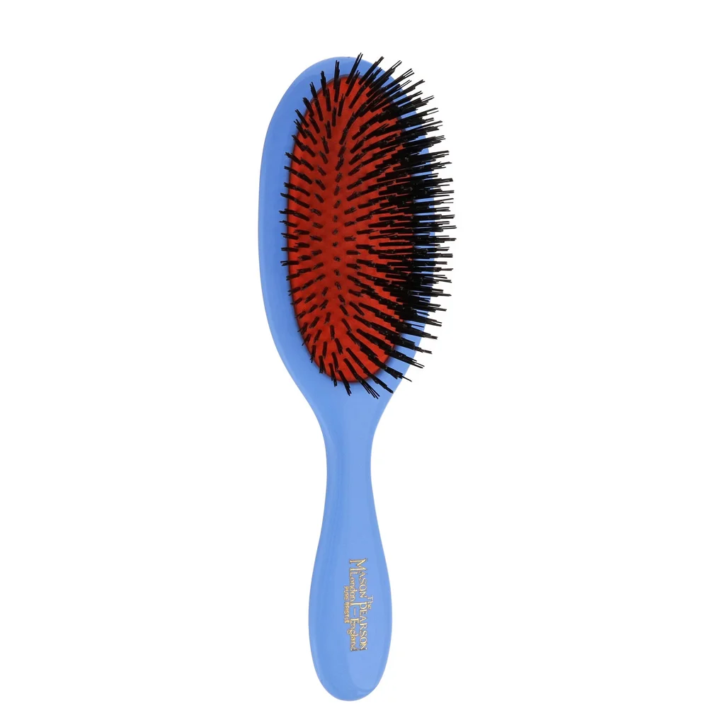 Mason Pearson Pure Boar Bristle Handy Brush Blue B3 Image 1