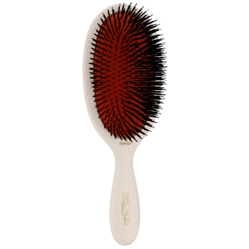 Mason Pearson Pure Boar Bristle Large Extra Brush White B1 Image 1