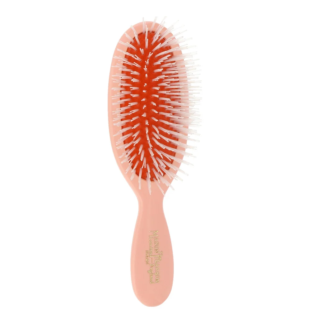 Mason Pearson Nylon Pocket Brush Pink N4 Image 1