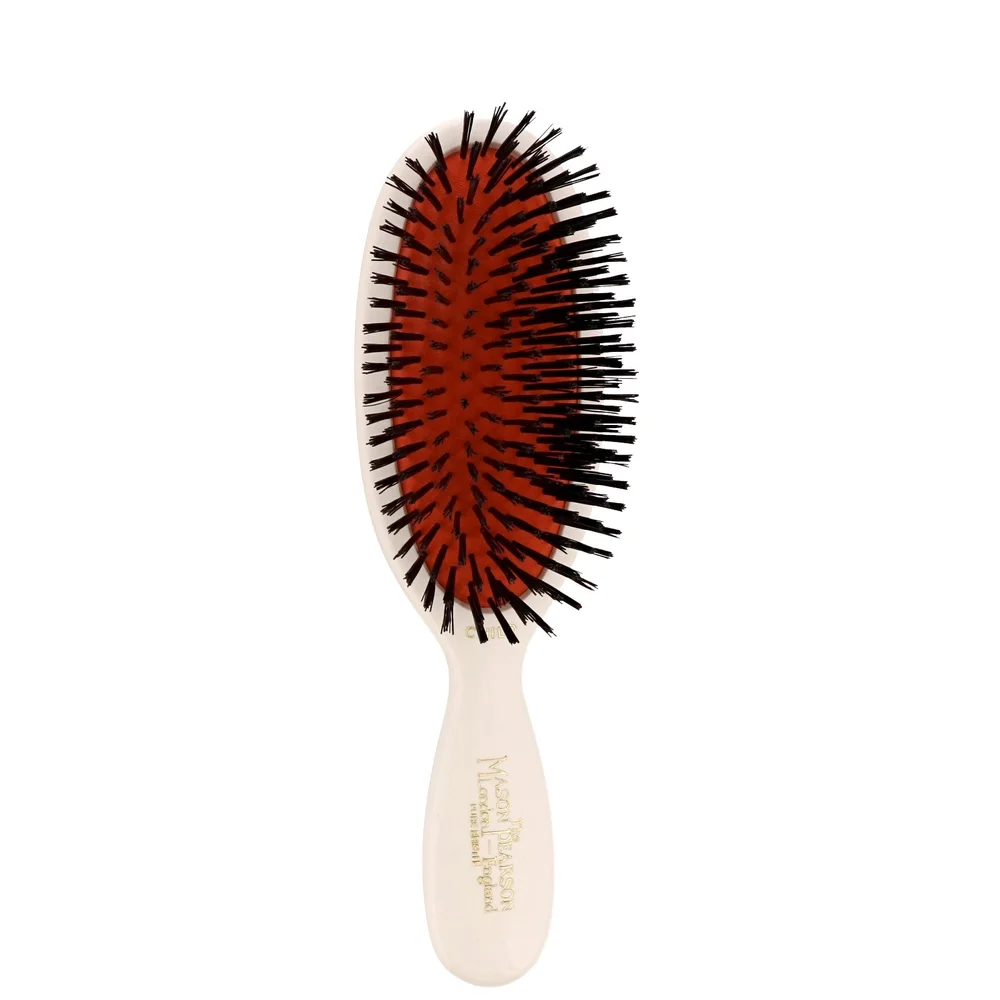 Mason Pearson Pure Boar Bristle Child's Brush White CB4 Image 1