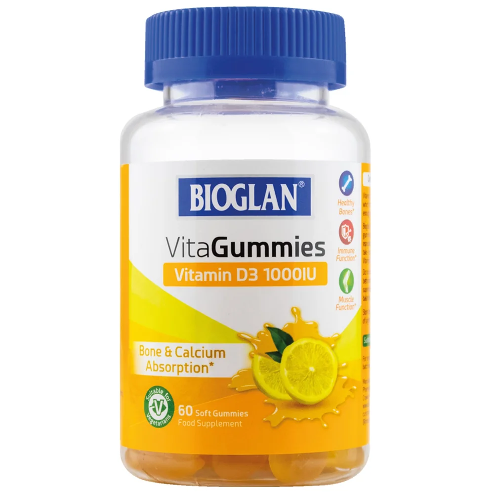 Bioglan VitaGummies Vitamin D3 1000IU x 60 Image 1