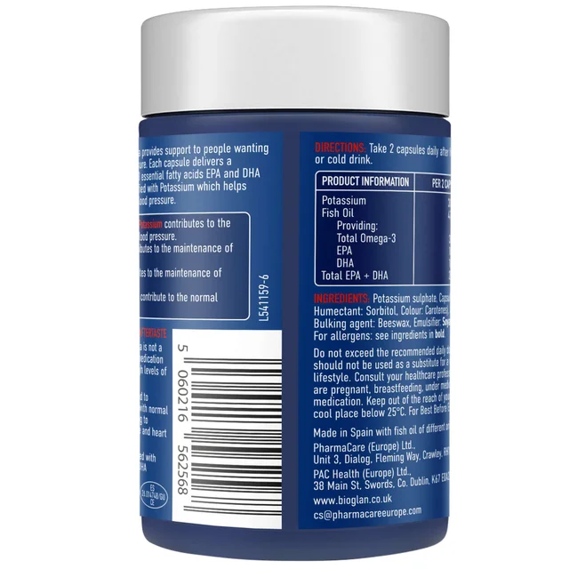 Bioglan Blood Pressure Formula Capsules x 60