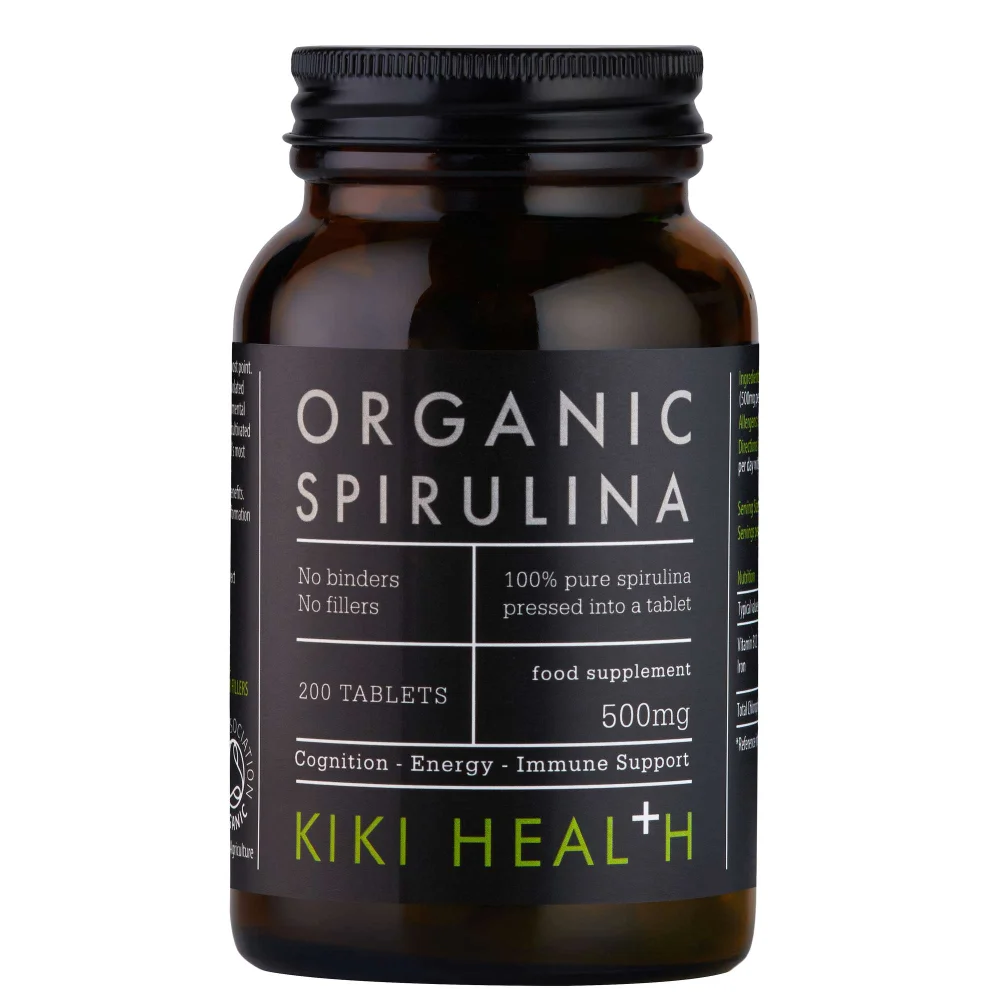 KIKI Health Minerals Organic Spirulina 200 Tablets Image 1