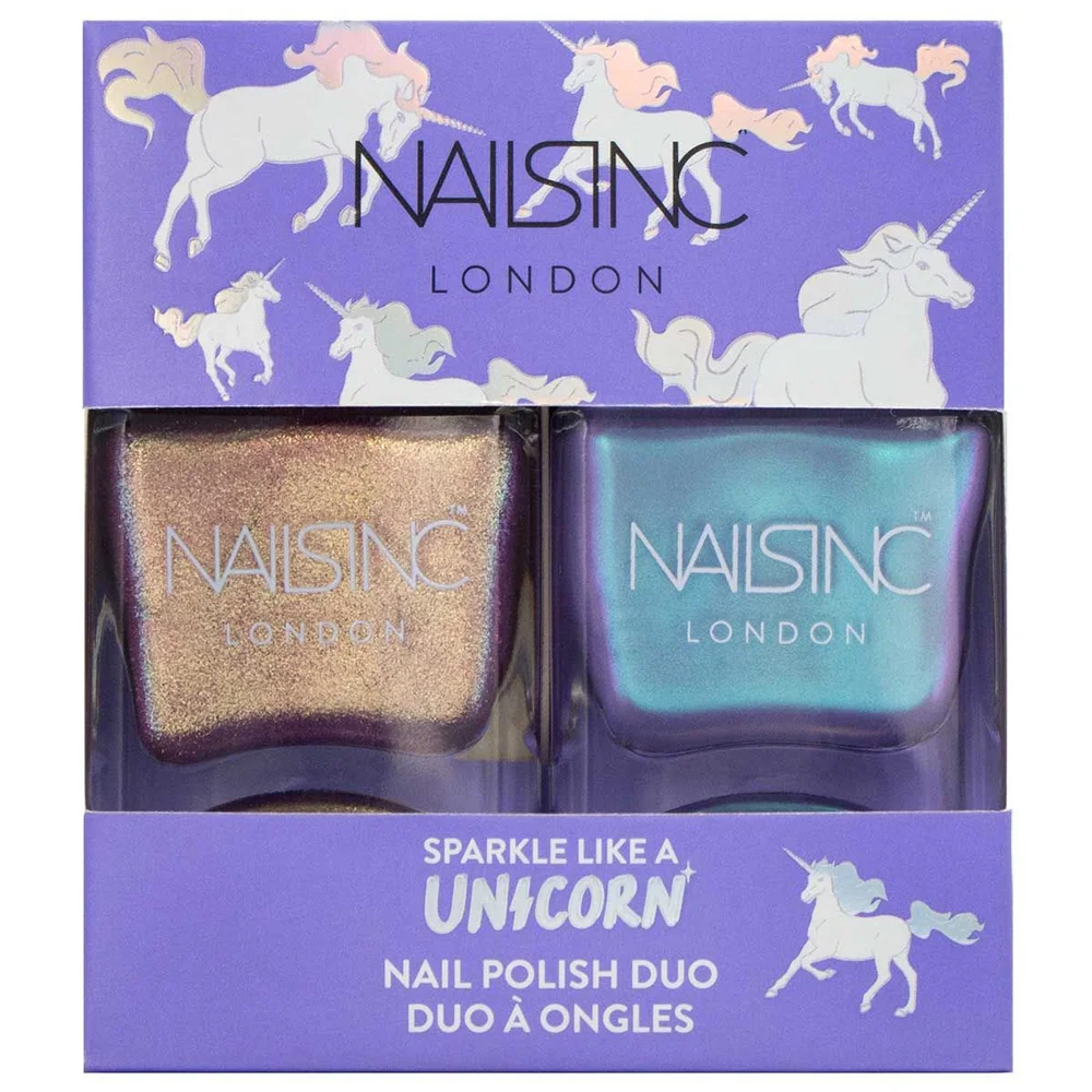 NAILS.INC Nail Polish Duo Sparkle Like a Unicorn Image 1
