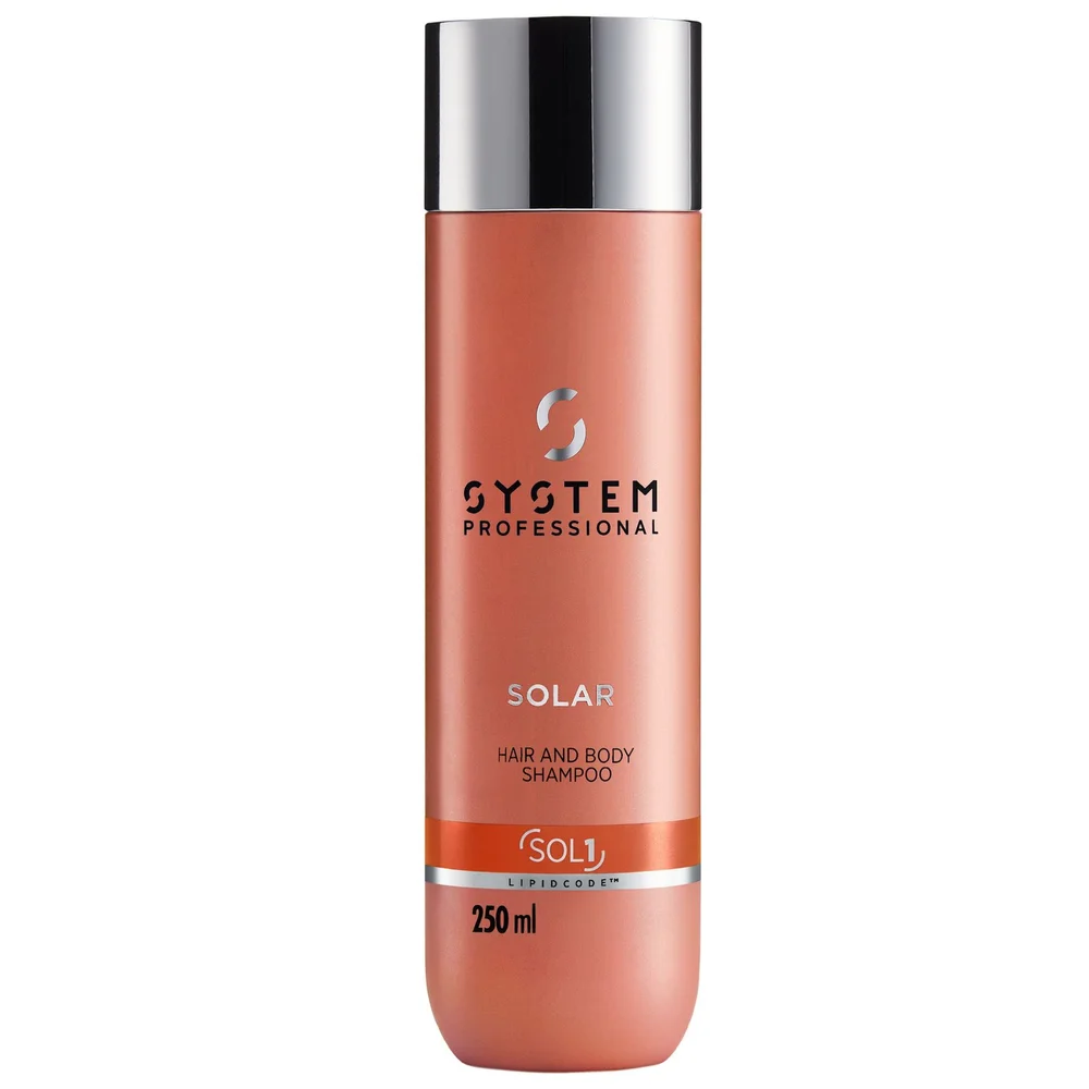 System Professional Solar SOL1 Hair and Body Shampoo 250ml Image 1