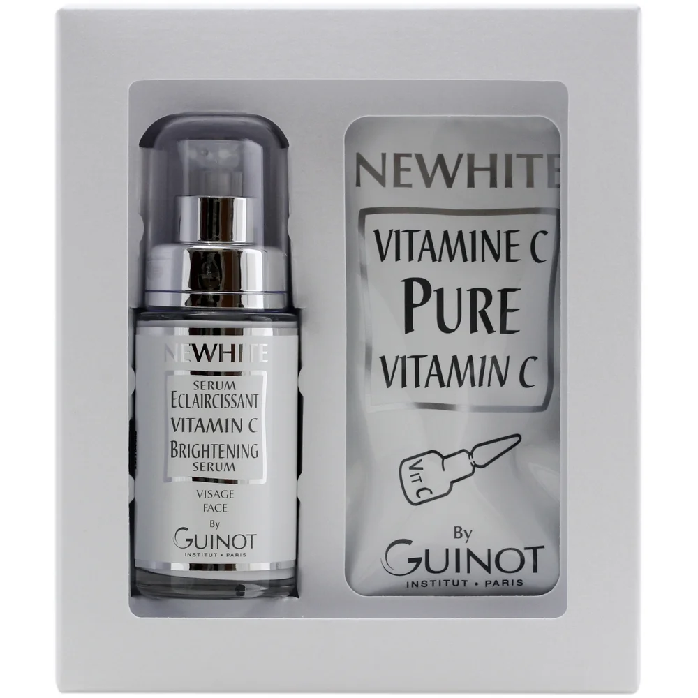 Guinot Newhite Serum Eclaircissant Vitamin C Brightening Serum 14 Day Treatment 23.5ml + 1.5g / 0.80 oz. + 0.05 oz. Image 1
