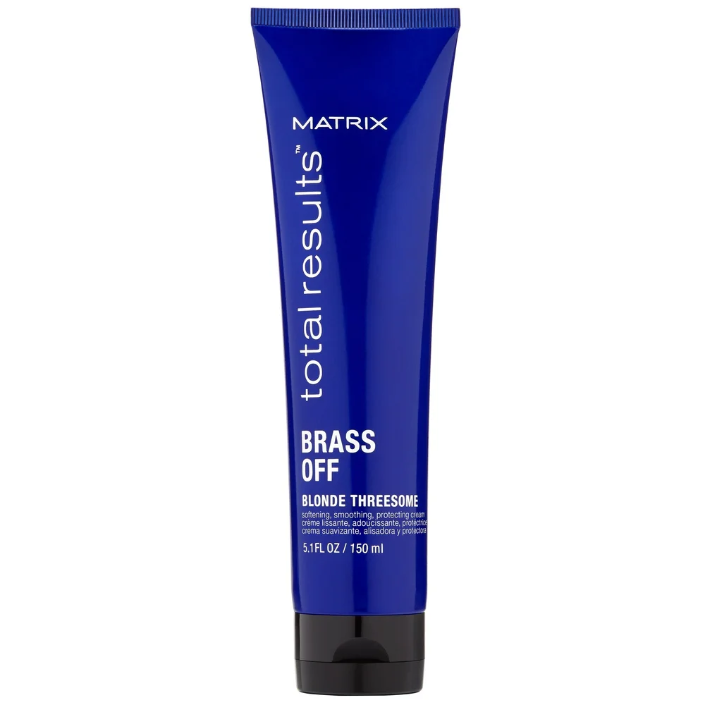 Matrix Total Results Brass Off Blonde Threesome Smoothing Cream 150ml Image 1