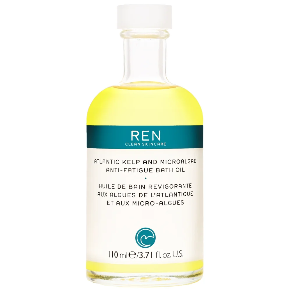 REN Clean Skincare Body  Atlantic Kelp and Microalgae Anti-Fatigue Bath Oil 110ml / 3.71 fl.oz. Image 1