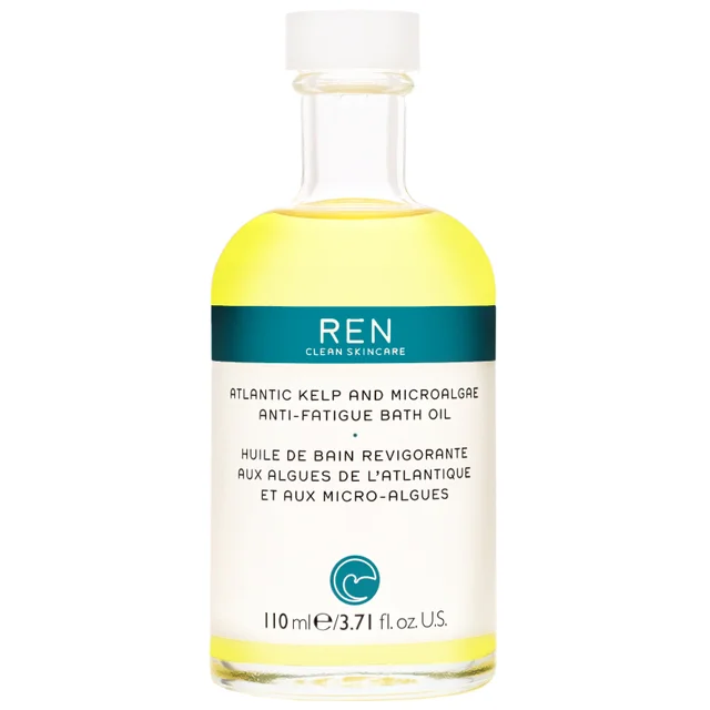 REN Clean Skincare Body Atlantic Kelp and Microalgae Anti-Fatigue Bath Oil 110ml / 3.71 fl.oz.