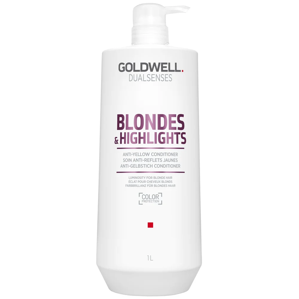 Goldwell Dualsenses Blonde & Highlights Anti-Yellow Conditioner 1000ml Image 1