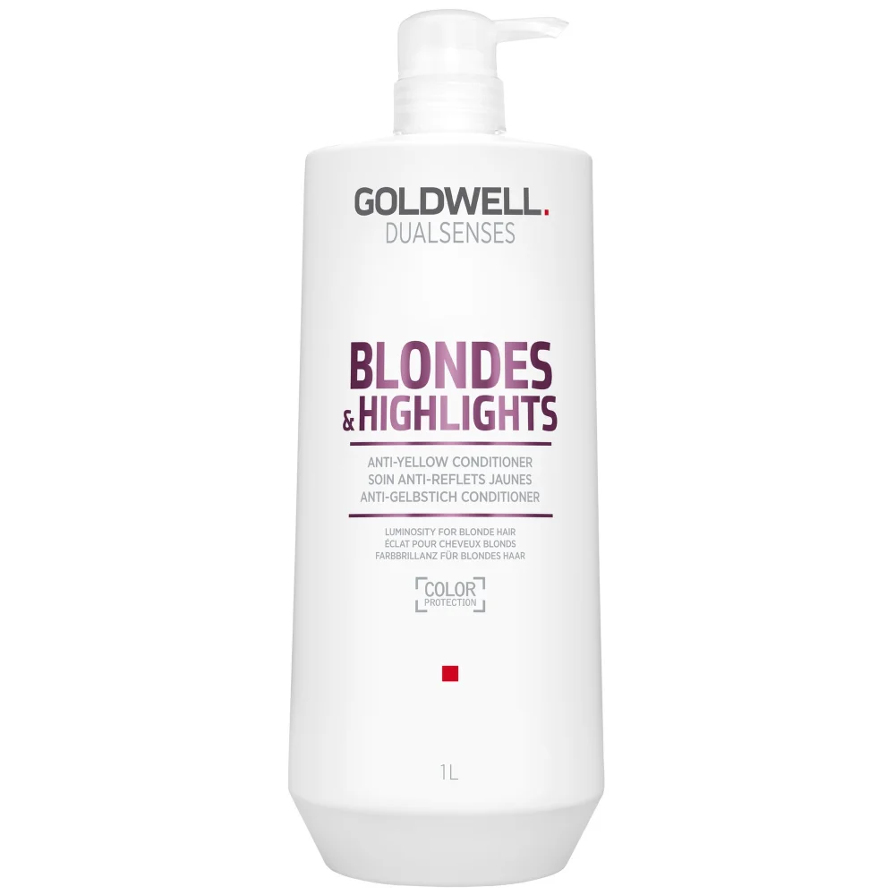 Goldwell Dualsenses Blonde & Highlights Anti-Yellow Conditioner 1000ml Image 1