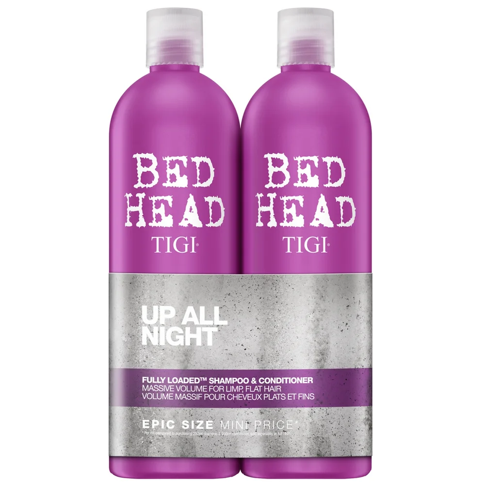 TIGI Bed Head Fully Loaded Massive Volume Tween Set: Shampoo 750ml & Conditioning Jelly 750ml Image 1