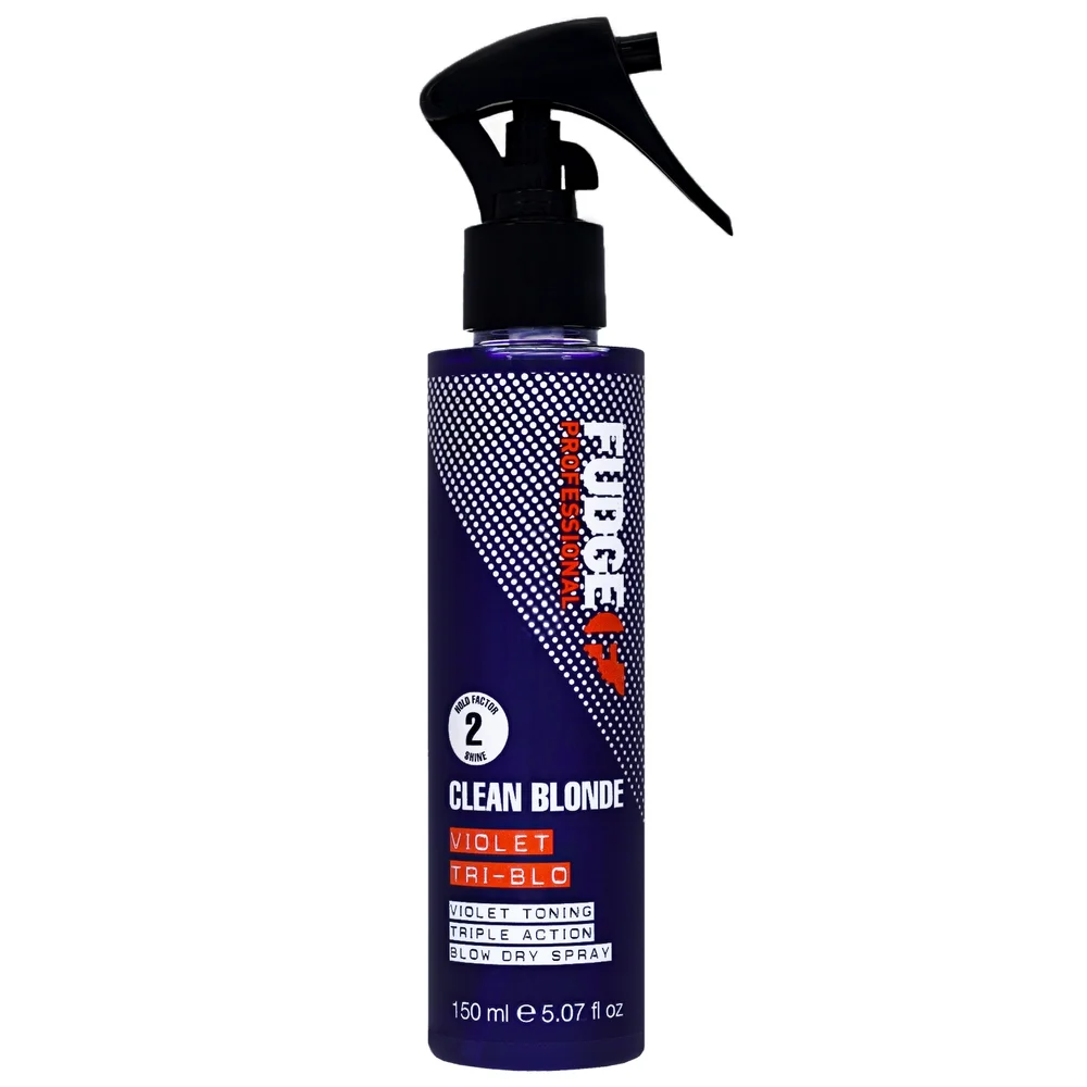 Fudge Professional Styling Clean Blonde Violet Tri-Blo 150ml Image 1