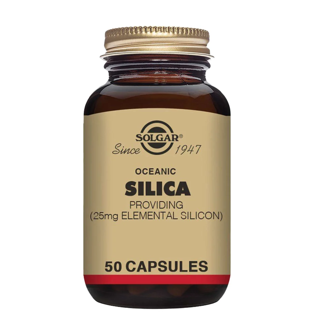 Solgar Oceanic Silica 25mg Vegetable Capsules x 50 Image 1