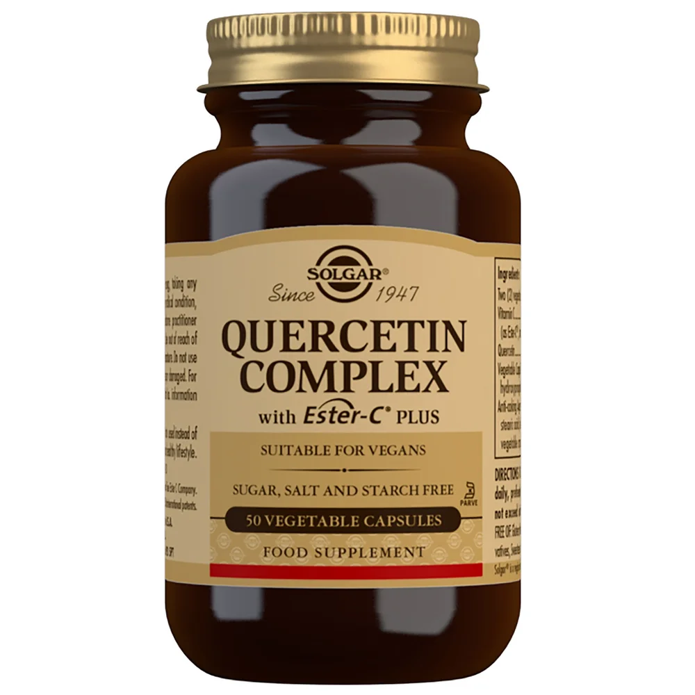 Solgar Specialty Quercetin Complex with Ester-C Plus Vegetable Capsules x 50 Image 1