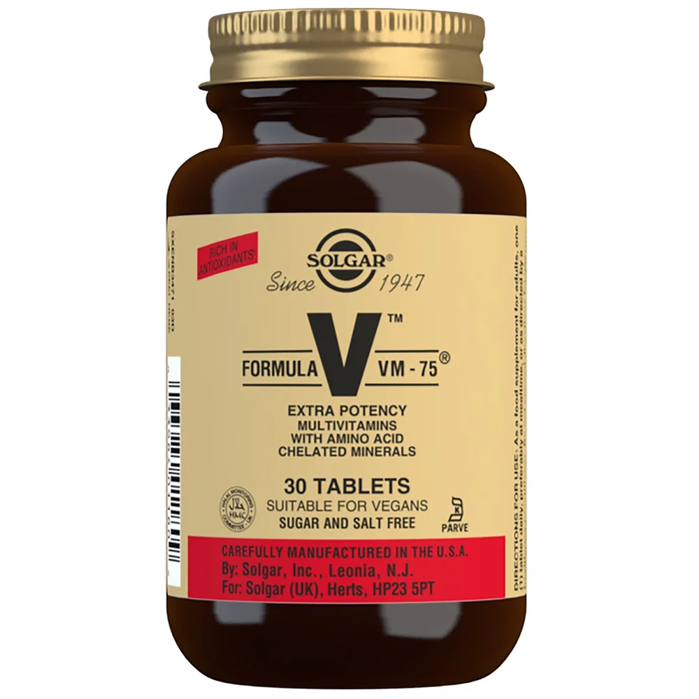 Solgar Formula VM-75 Tablets x 30 Image 1