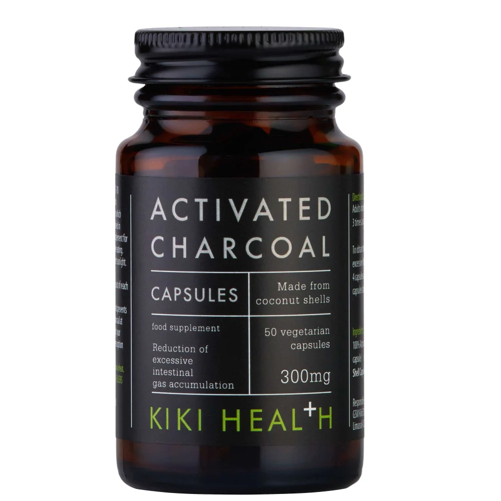 KIKI Health Detox & Cleanse Activated Charcoal 50 Vegicaps Image 1