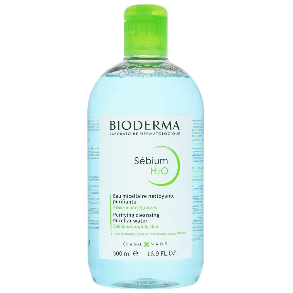 Bioderma Sébium H2O: Purifying Cleansing Micellar Water 500ml Image 1