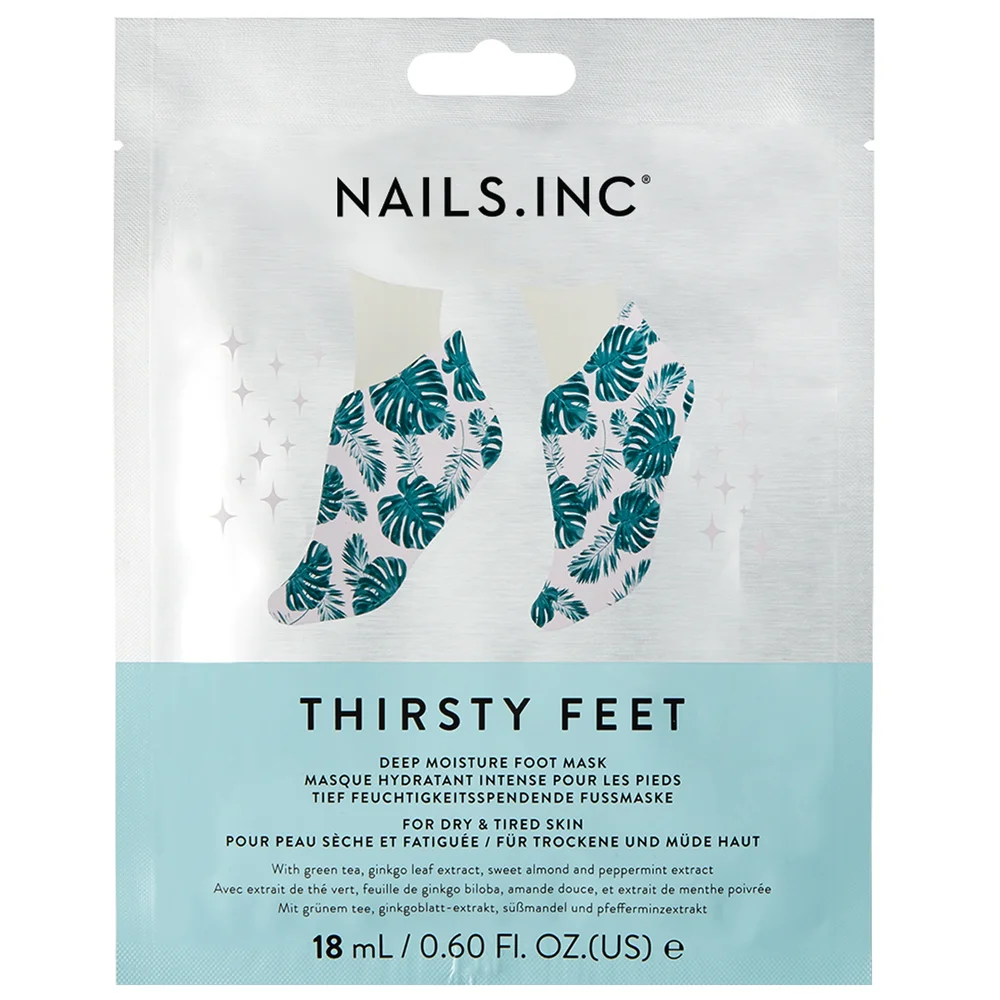 NAILS.INC Hydrating Thirsty Feet Mask 18ml Image 1