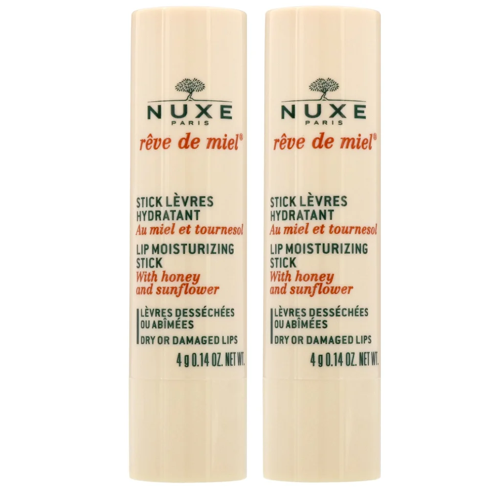 Nuxe Rêve de Miel Lip Moisturizing Stick Duo 2 x 4g Image 1