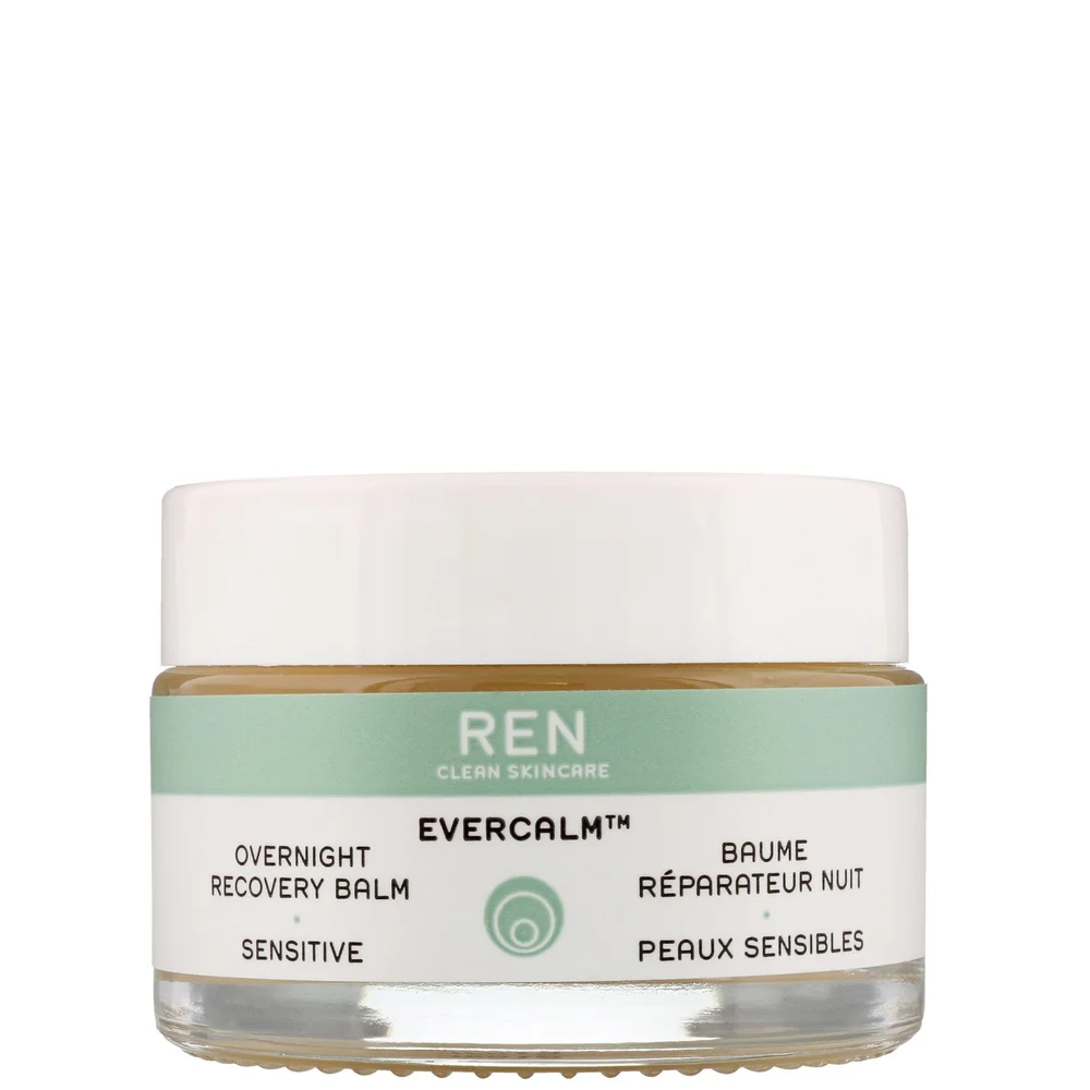 REN Clean Skincare Face Evercalm Overnight Recovery Balm 30ml / 1.02 fl.oz. Image 1