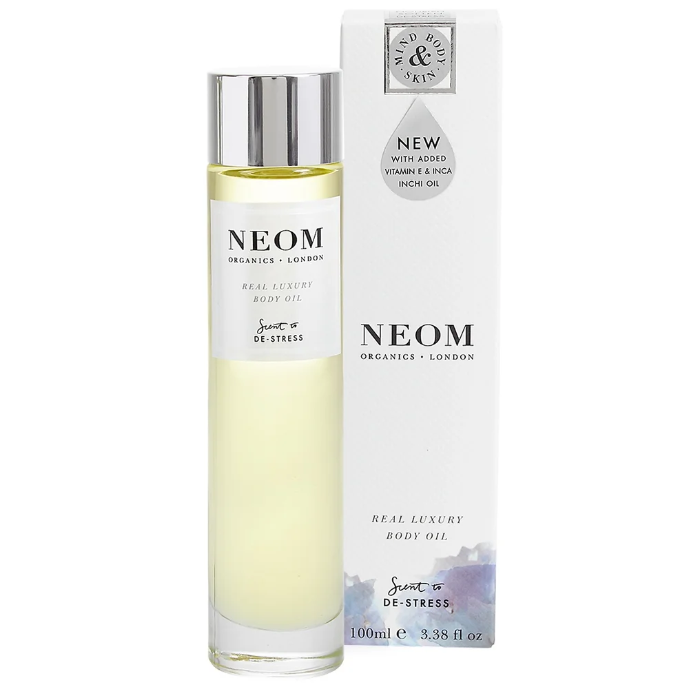 Neom Wellbeing London Scent To De-Stress Real Luxury Body Oil 100ml Image 1