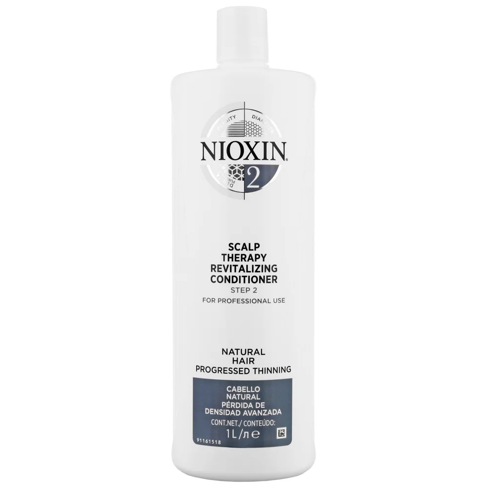 NIOXIN 3D Care System System 2 Step 2 Scalp Therapy Revitalizing Conditioner: For Natural Hair With Progressed Thinning 1000ml Image 1