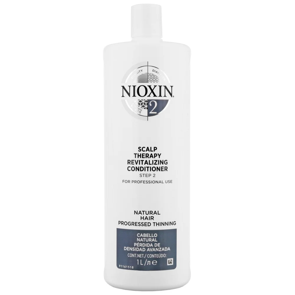 NIOXIN 3D Care System System 2 Step 2 Scalp Therapy Revitalizing Conditioner: For Natural Hair With Progressed Thinning 1000ml Image 1