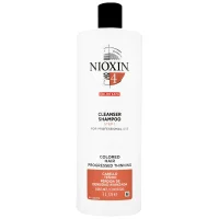 NIOXIN 3D Care System System 4 Step 1 Color Safe Cleanser Shampoo: For Colored Hair With Progressed Thinning 1000ml