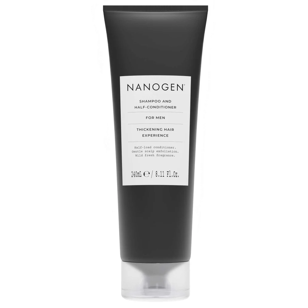 Nanogen Hair Thickening Treatments for Men Shampoo and Half-Conditioner 240ml Image 1