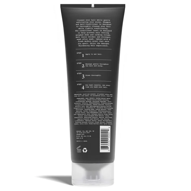 Nanogen Hair Thickening Treatments for Men Shampoo and Half-Conditioner 240ml