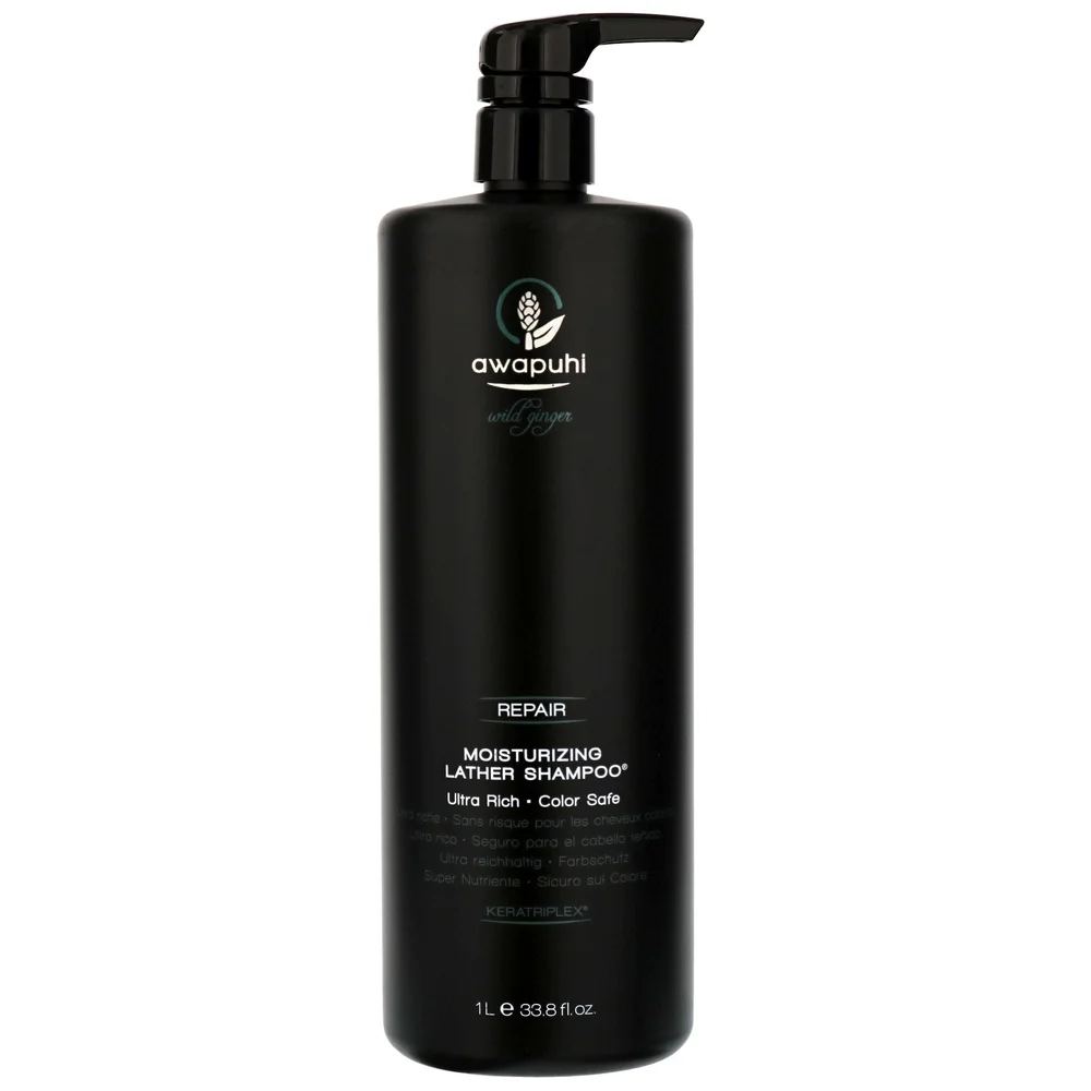Paul Mitchell Awapuhi Wild Ginger Moisturising Lather Shampoo Salon Size 1000ml Image 1