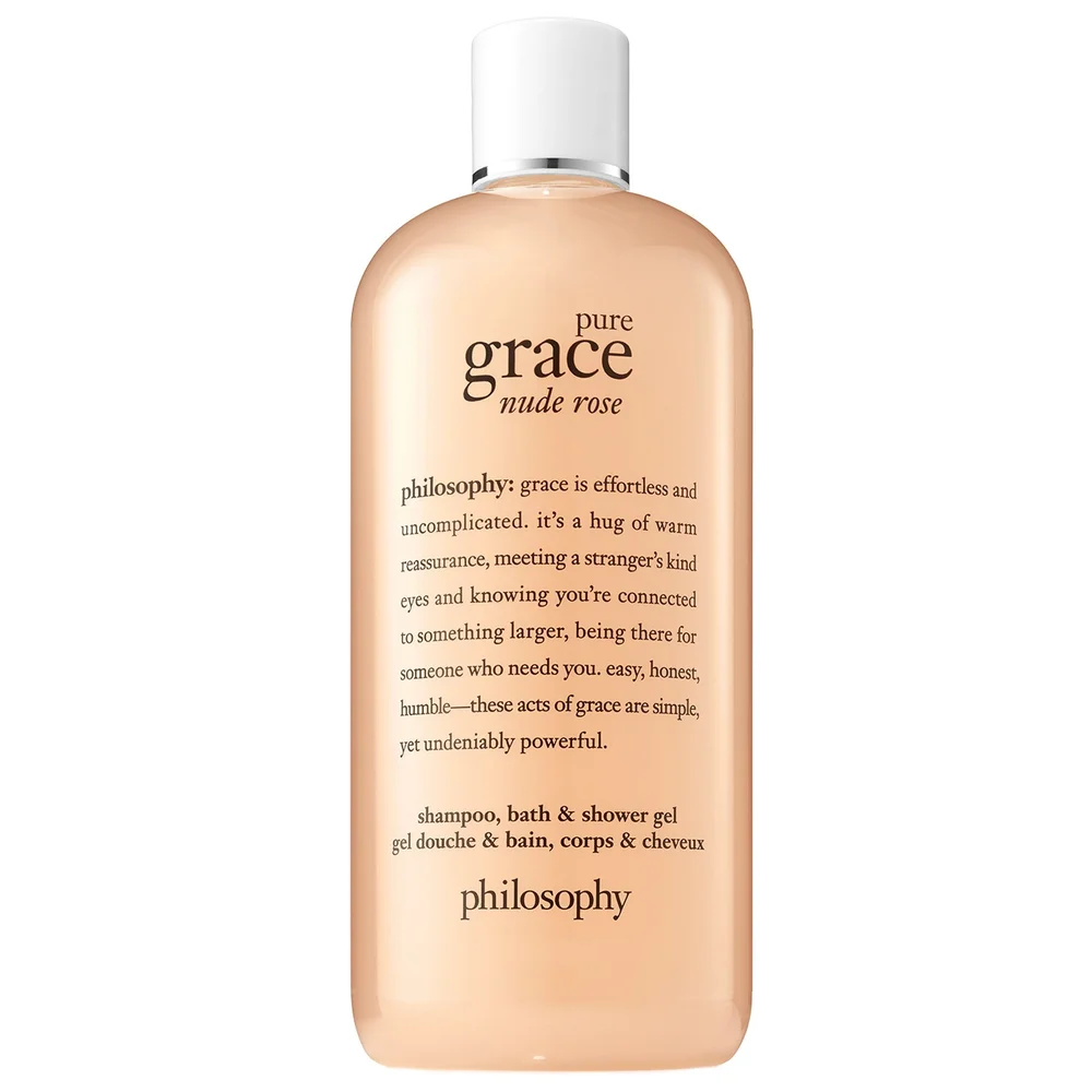 philosophy Pure Grace Nude Rose Shampoo, Bath & Shower Gel 480ml Image 1